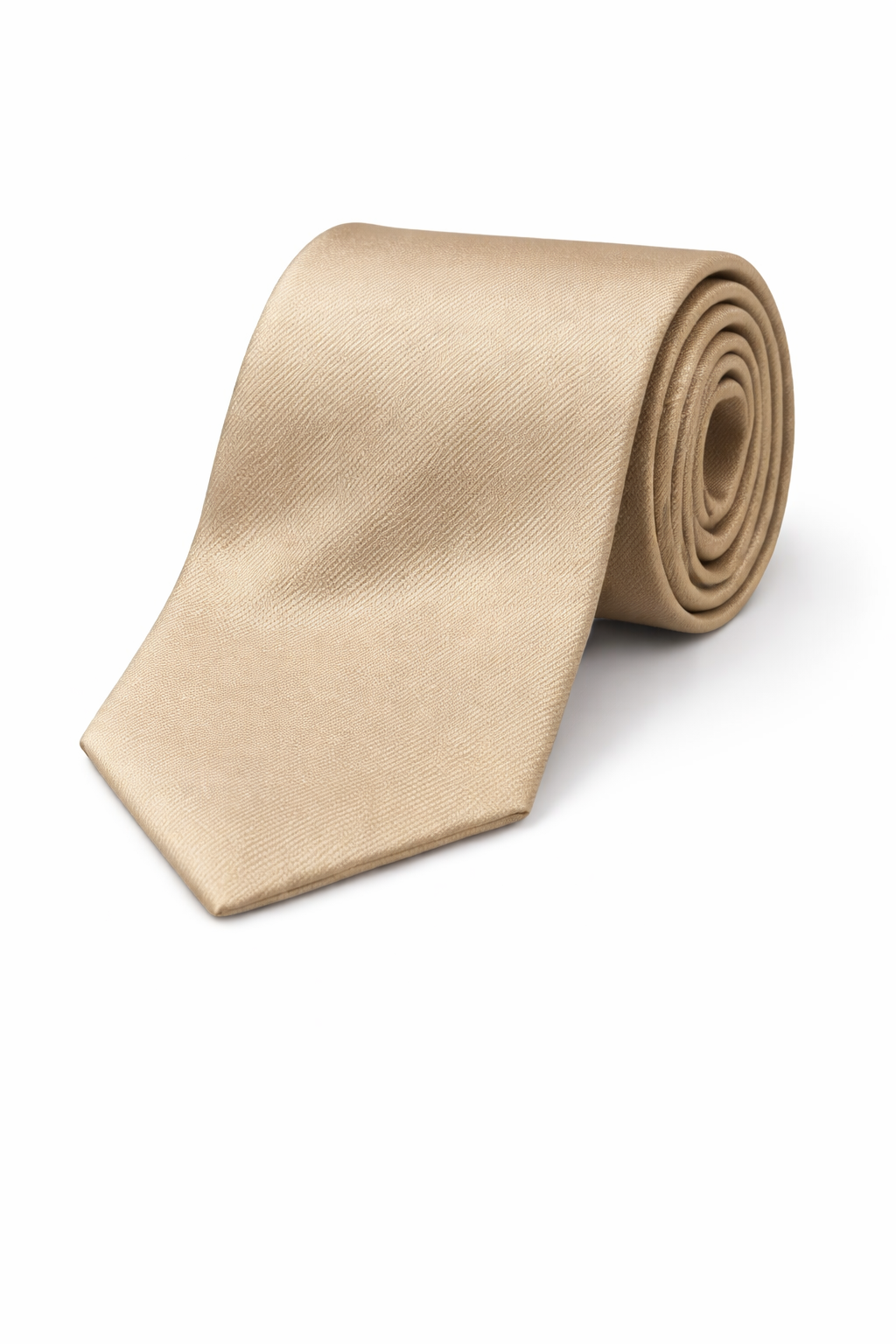 Men's Champagne Silk Tie