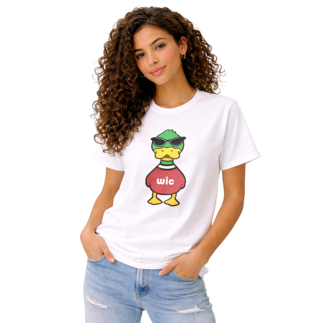 WIC Street Duck Graphic Tee (Unisex) - White