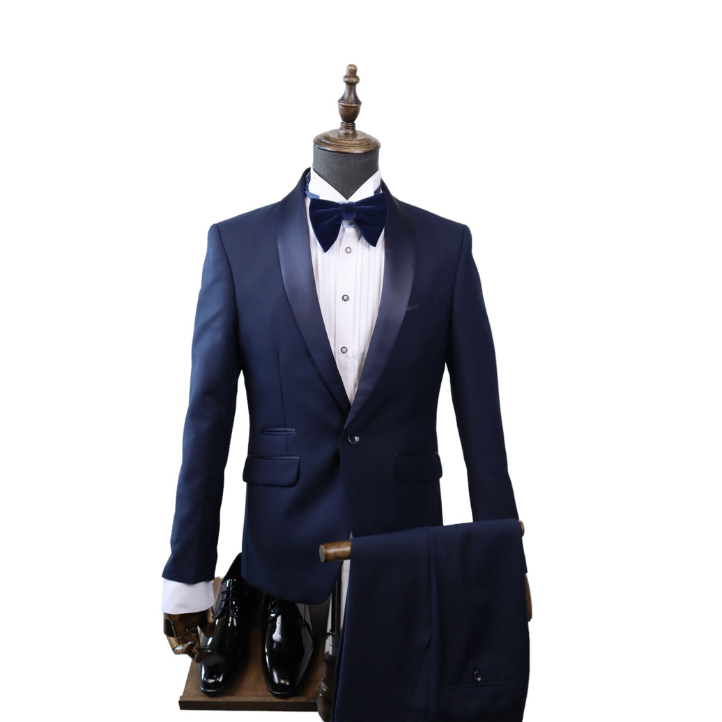 Mens Navy Tuxedo 2PC(Slim Fit)