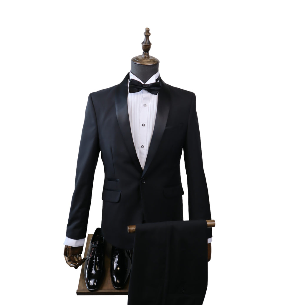 Mens Black Tuxedo 2PC(Slim Fit)