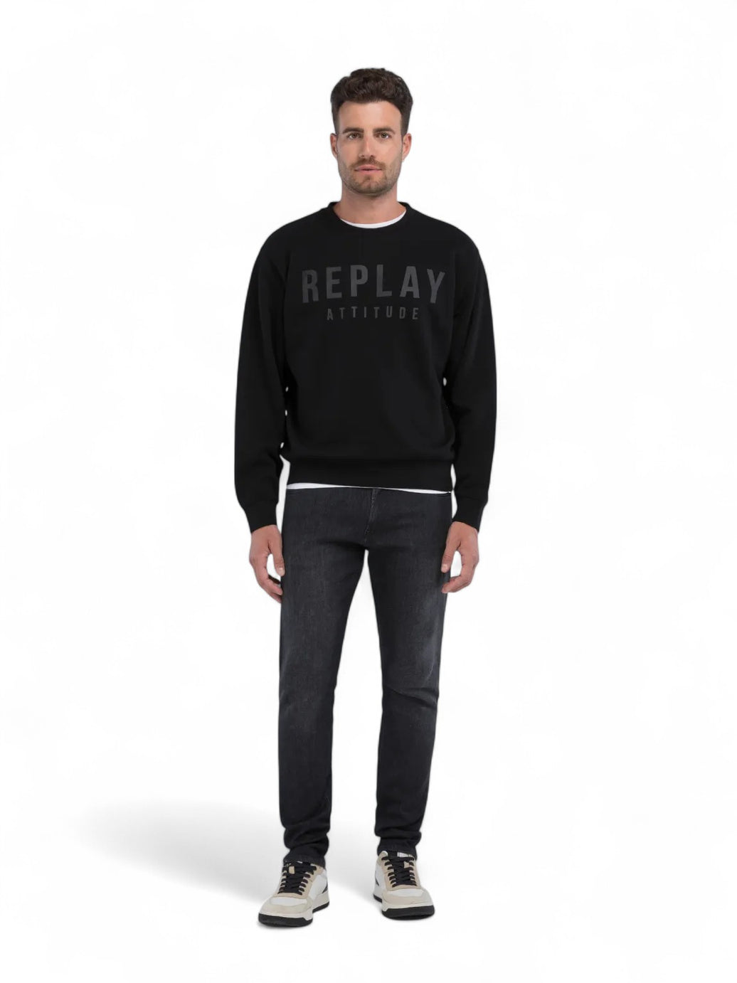 Replay Mens Black Sweater