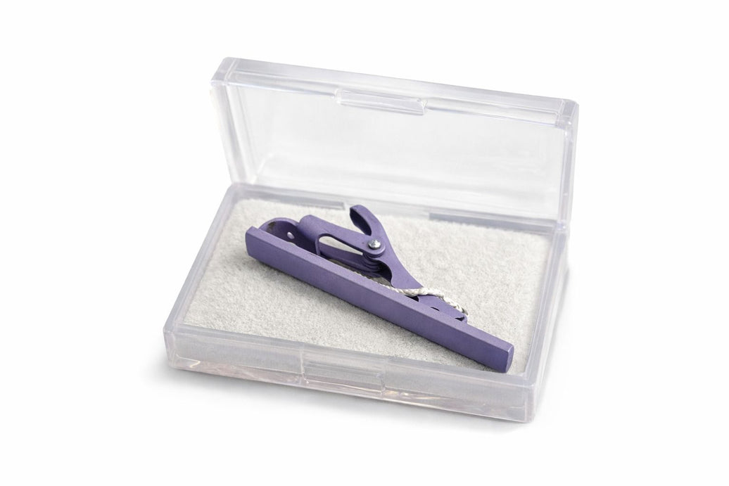 Lavender Tie Clip