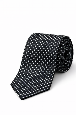 Men’s Black Micro Pattern Tie