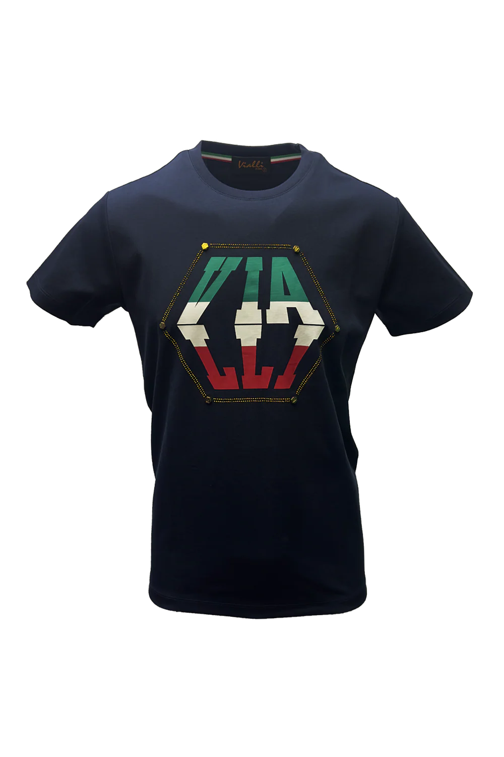 Vialli Navy Kowla T-shirt
