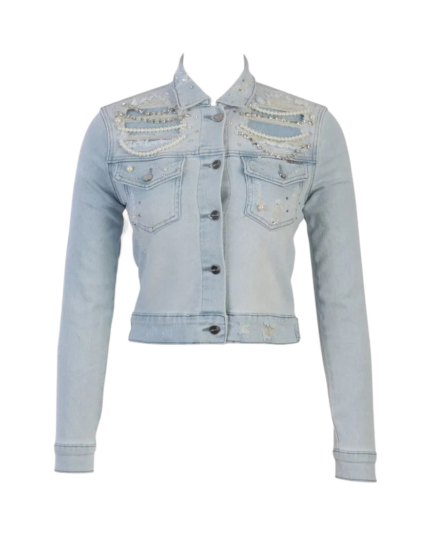 Sissy Boy Women's Blue Denim Jacket