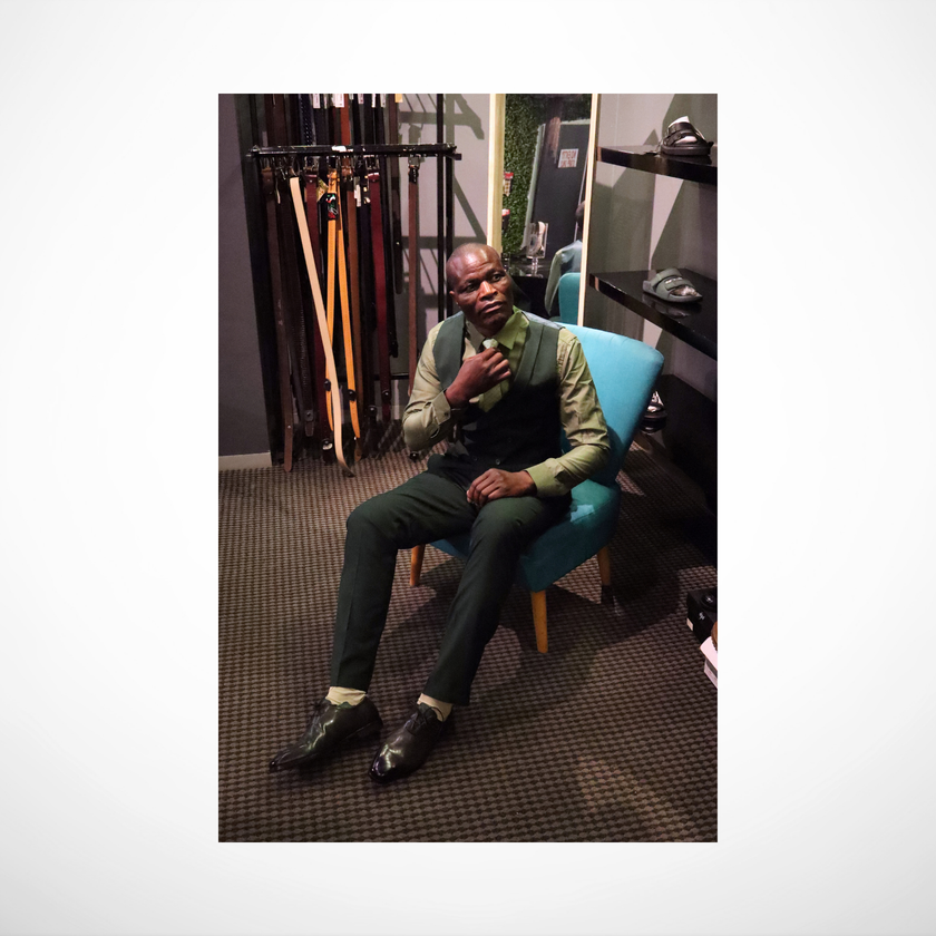 Men’s Slim Fit Dark Green 3-Piece Suit