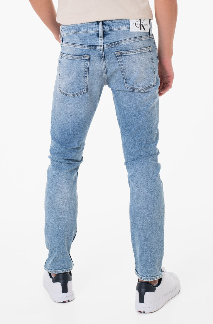 Calvin Klein Mens Light Slim Jeans