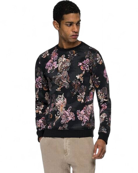Replay Paisly Mens Sweater