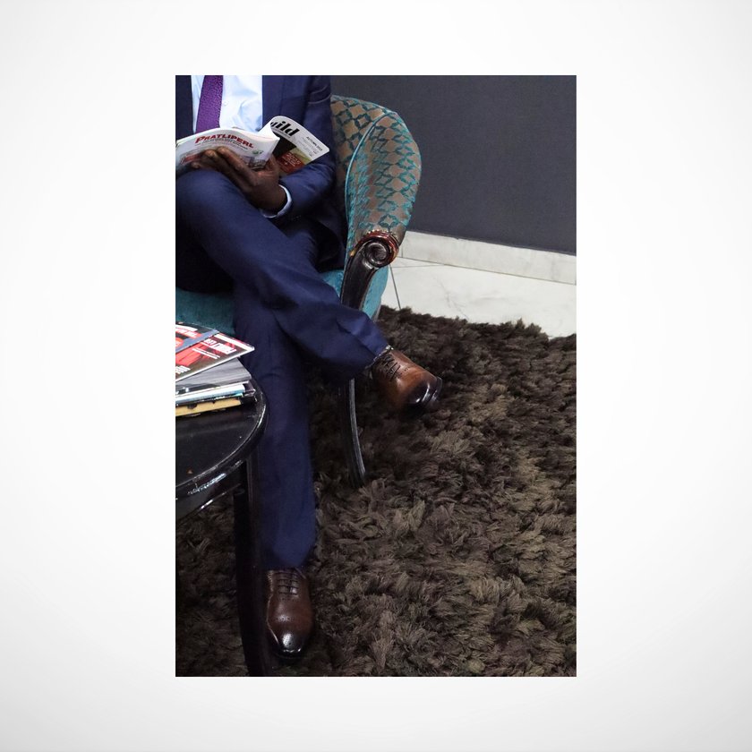Men's Slim Fit Navy Blue 2-Piece Suit