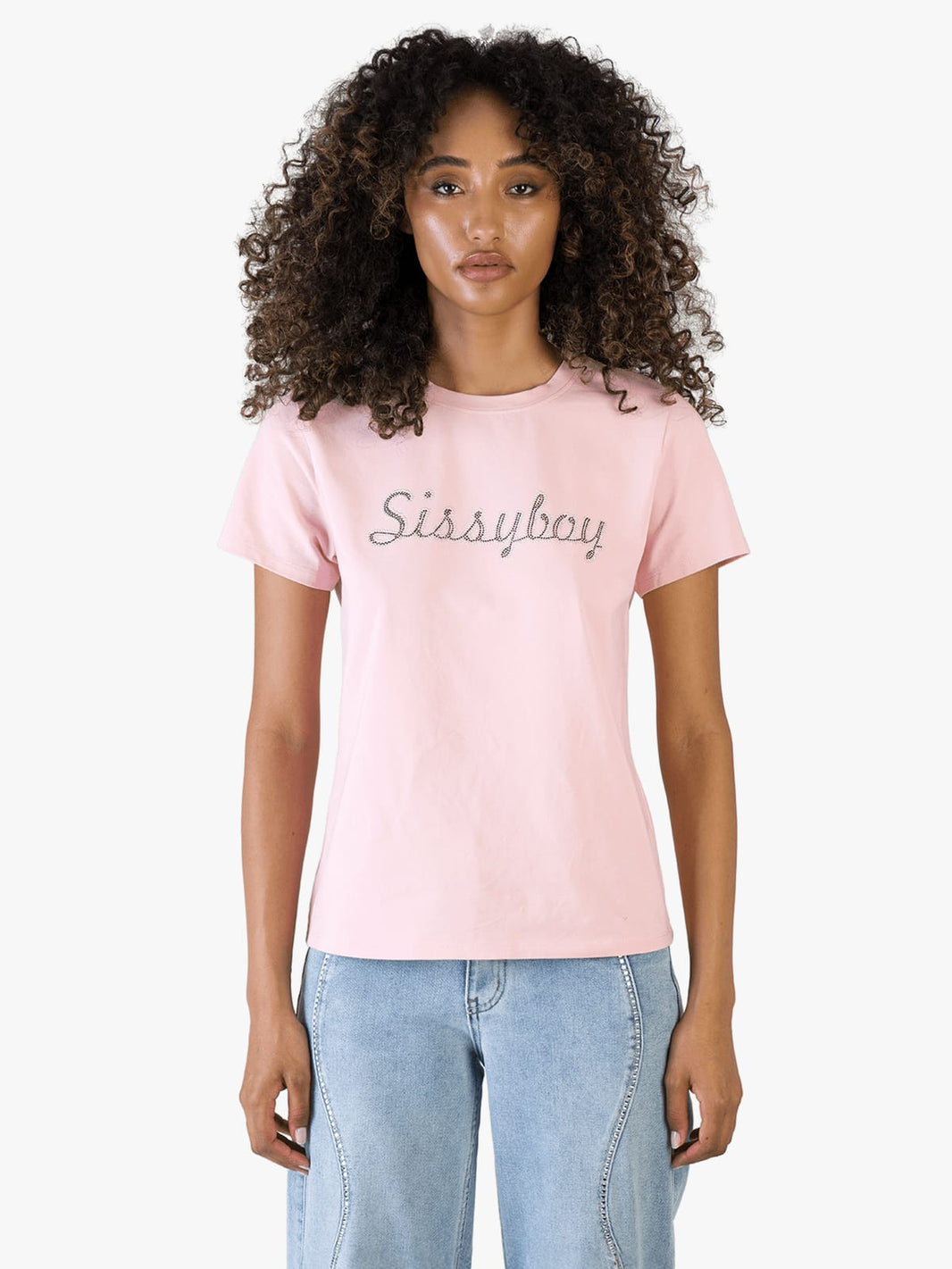 Sissy Boy Own It Pink T-Shirt – Women’s Designer Logo Tee