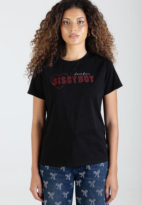 Sissy Boy My Forever Type T-Shirt – Black