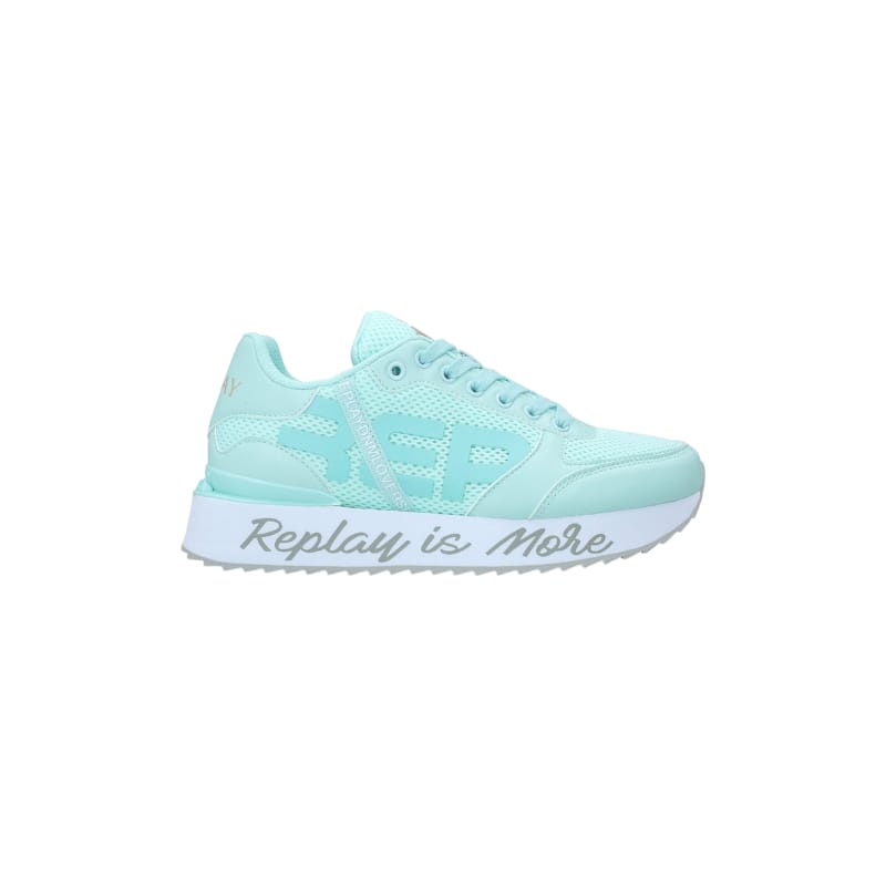 Replay Women's Penny Mesh Aqua Sneaker