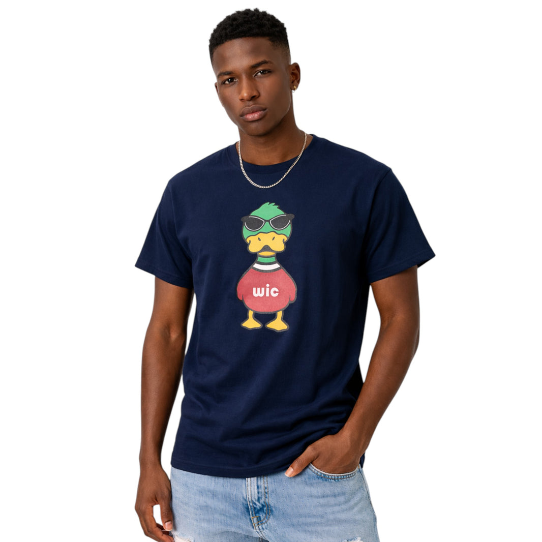 WIC Street Duck Graphic Tee (Unisex) – Navy