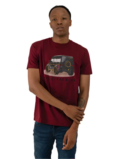 Pure Premium Carro Burgundy T-shirt