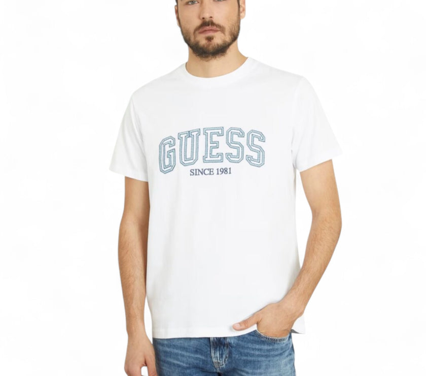 Guess Mens ECO Embroidered logo t-shirt