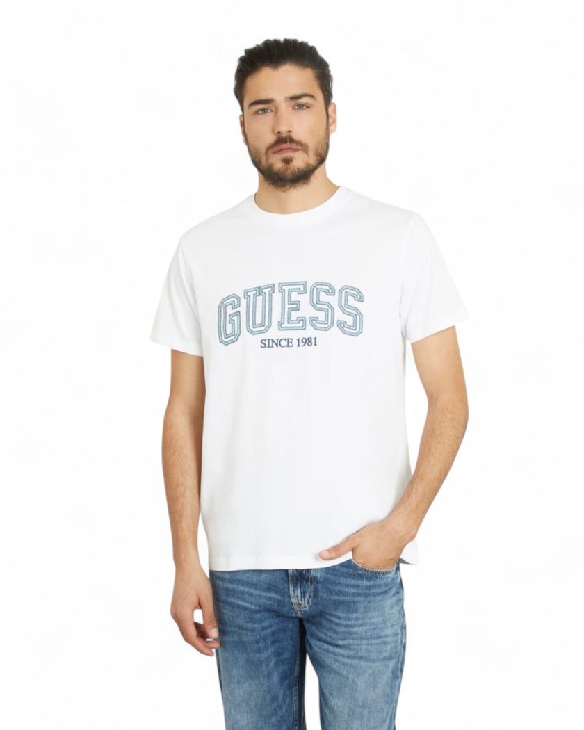 Guess Mens ECO Embroidered logo t-shirt