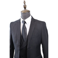 Mens K1000 Black 3PC Suit