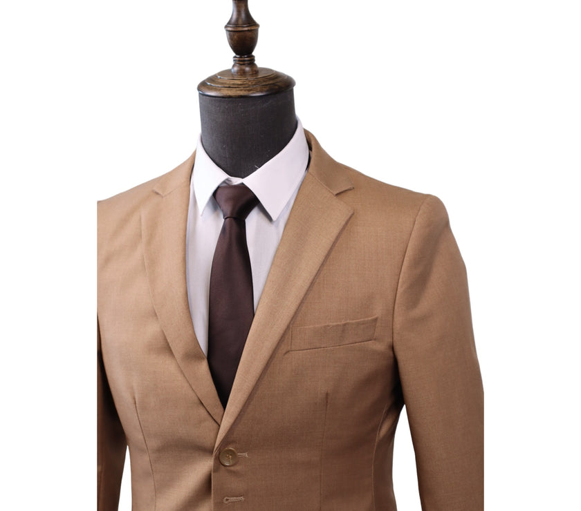 Men's Tailored Tan 2PC Suit