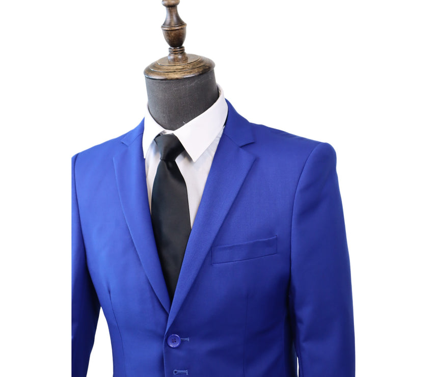 Men's Tailored Royal Blue 2PC Suit