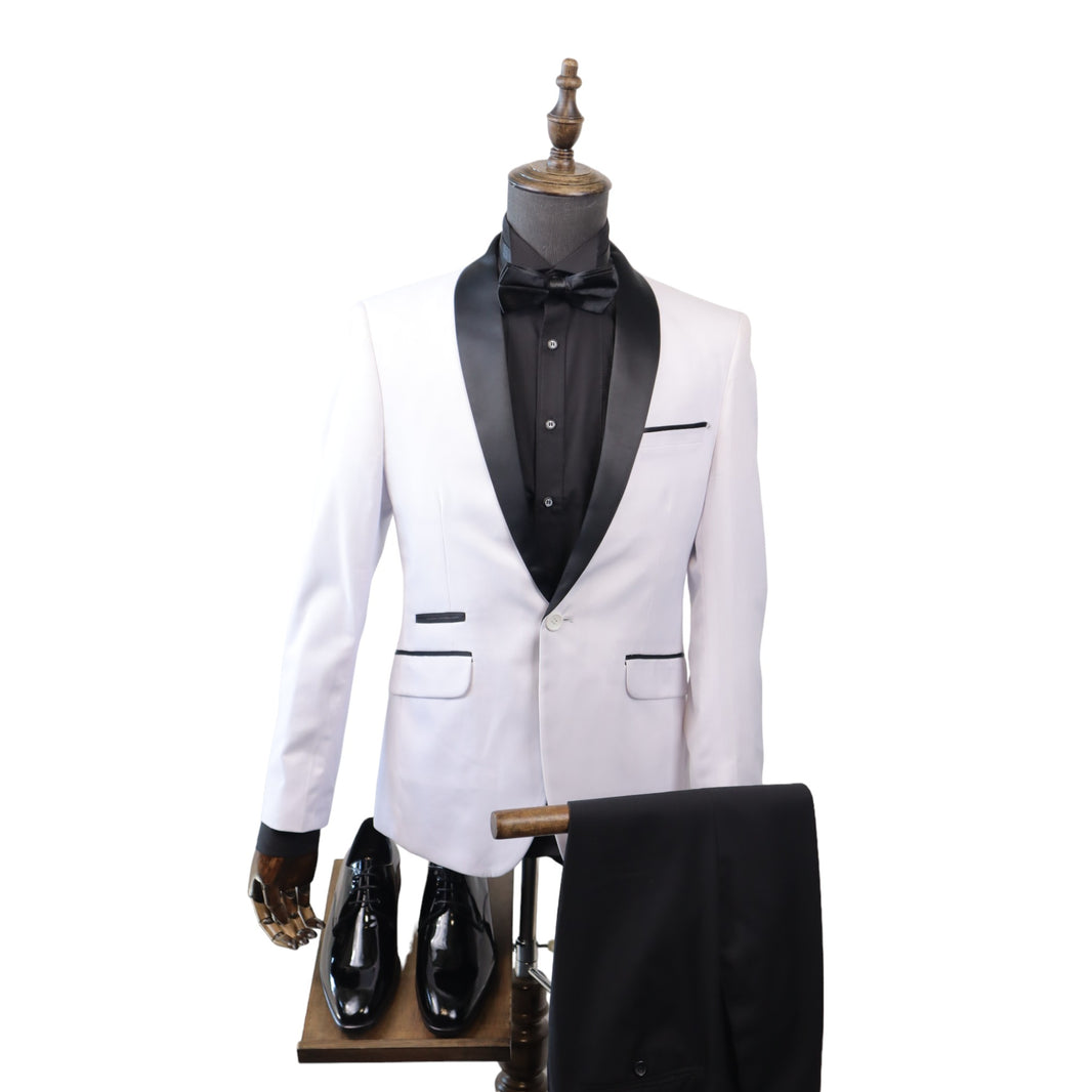 Mens White Tuxedo 2PC