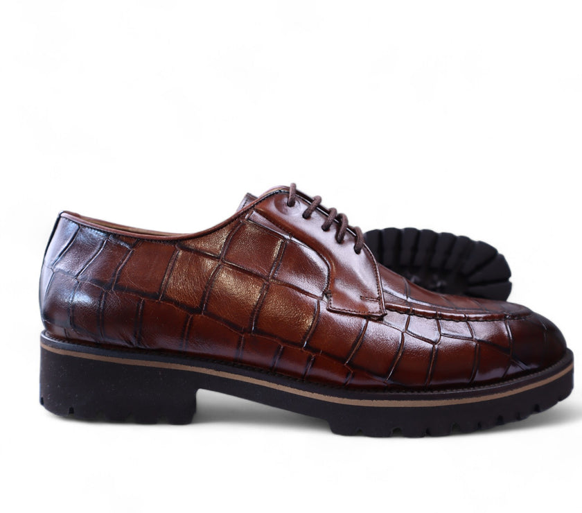 Zerga Mens Mario Lace up Shoe