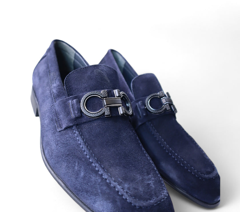 Zerga Mens Chello Navy Loafer