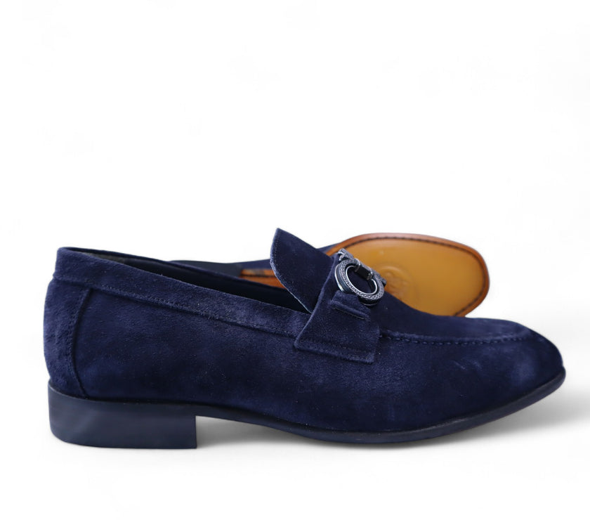 Zerga Mens Chello Navy Loafer