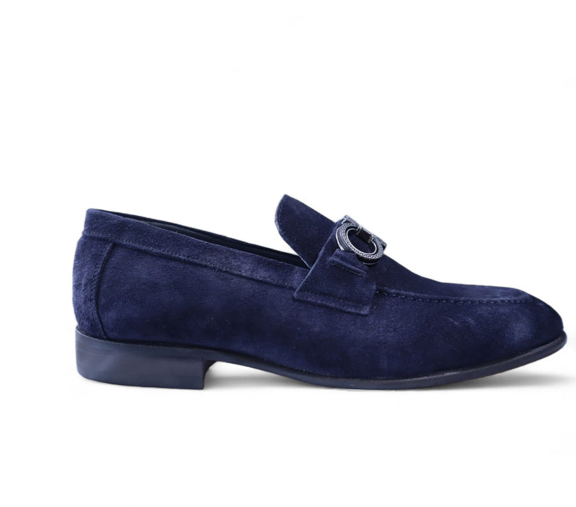 Zerga Mens Chello Navy Loafer