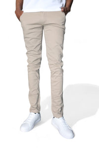 Zerga Mens Taupe Chinos