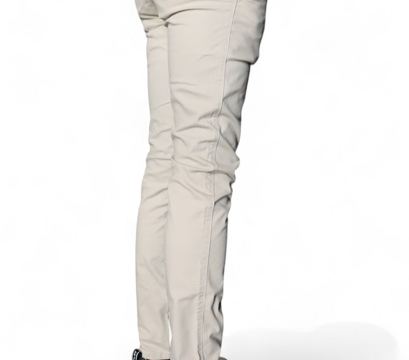 Zerga Mens Beige Chinos