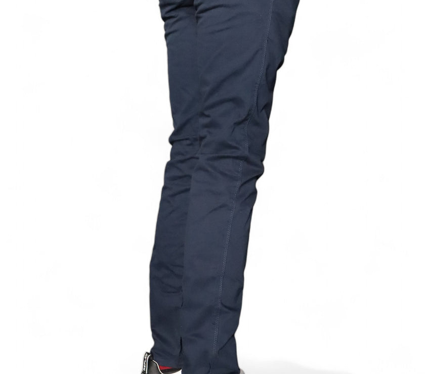 Zerga Mens Navy Chinos