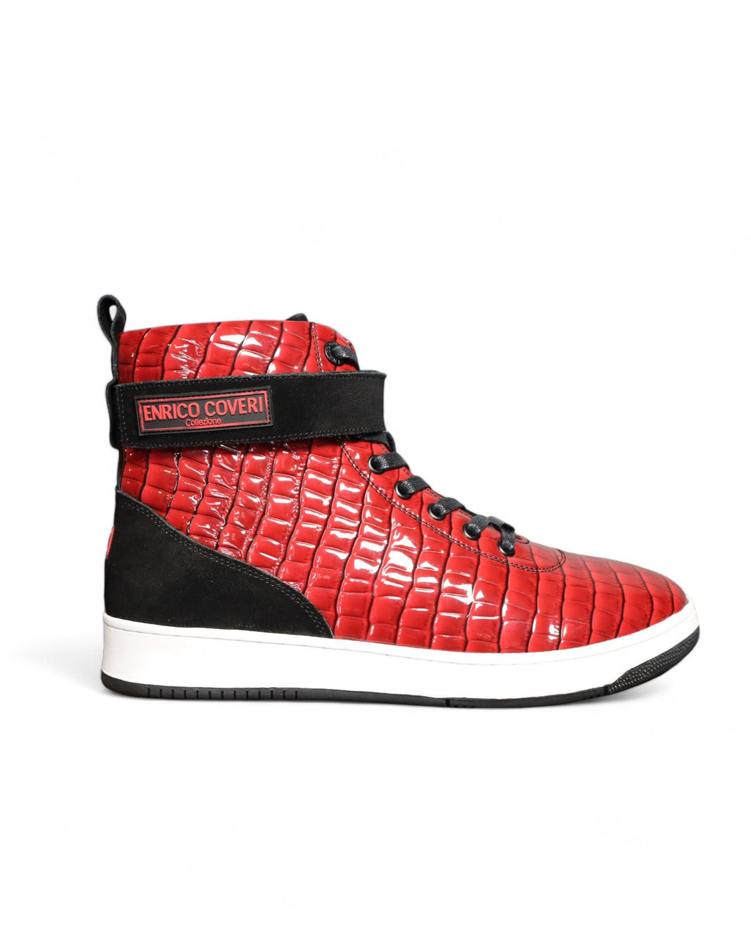 Enrico Coveri Snake Skin Red High-Top