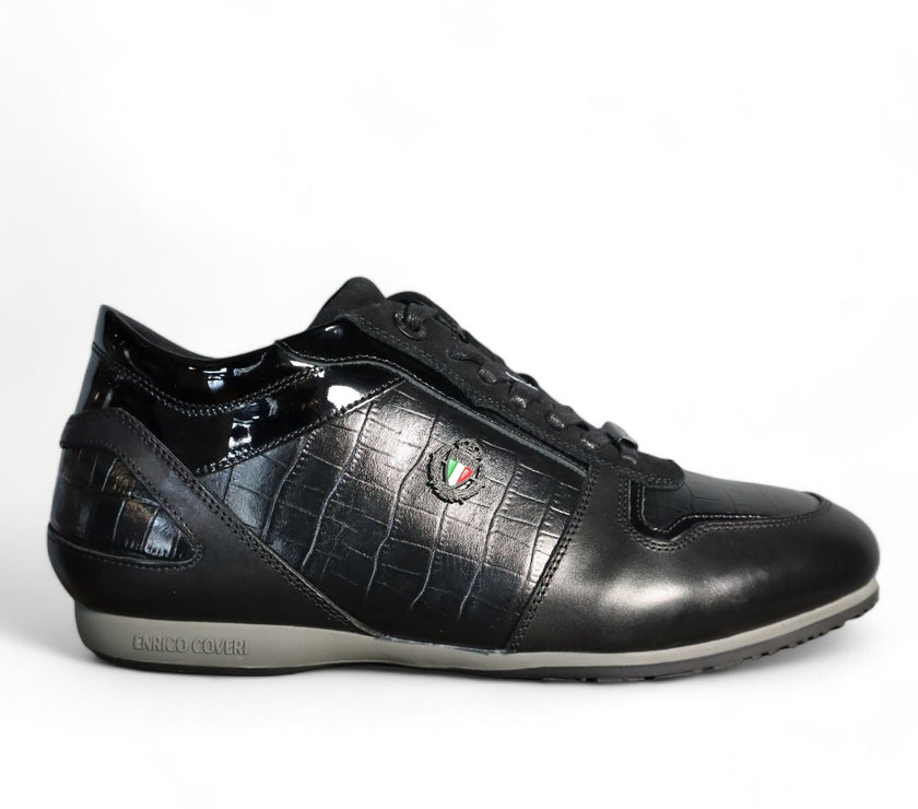 Enrico Coveri Mid Black Shoe