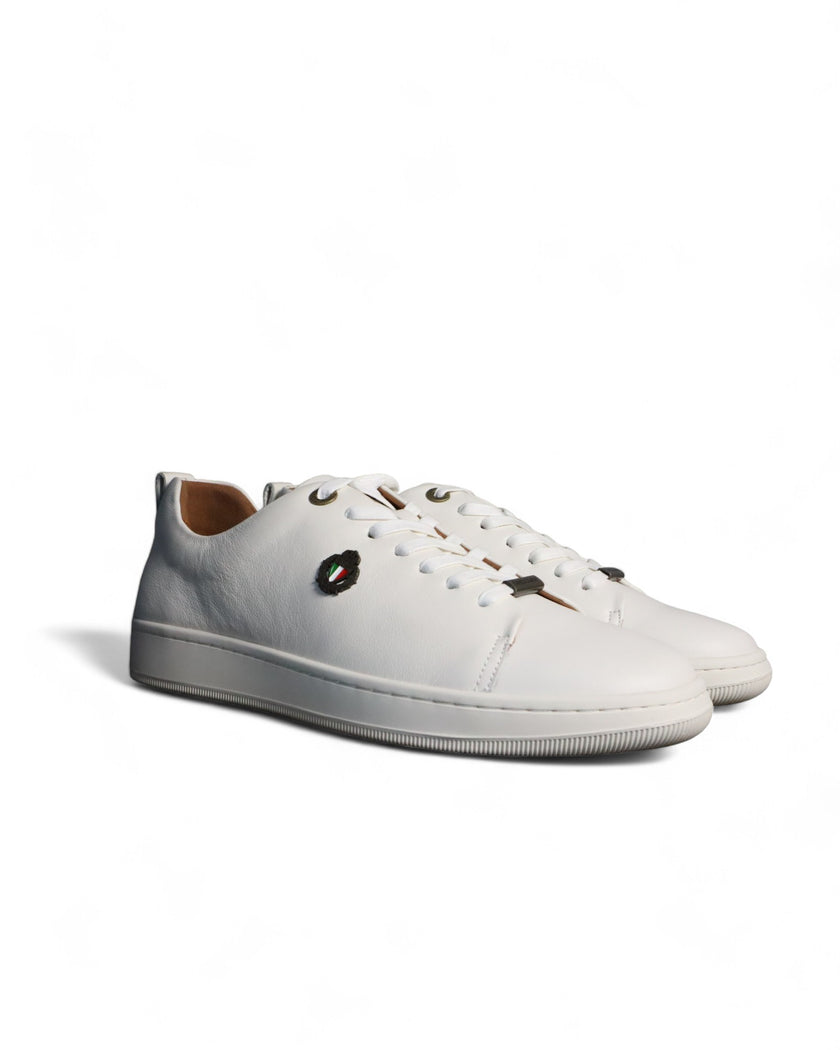 Enrico Coveri White Mono Shoe