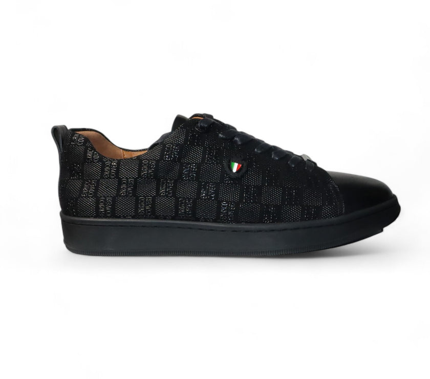 Enrico Coveri Mono Print Sneaker