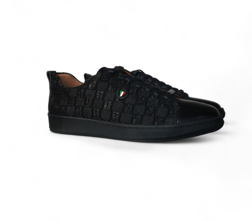 Enrico Coveri Mono Print Sneaker