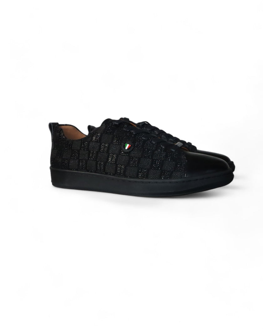 Enrico Coveri Mono Print Sneaker