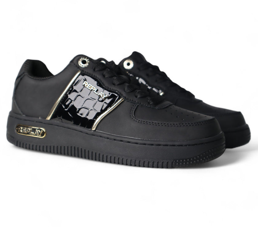 Replay Epic Shiny BLK Sneaker