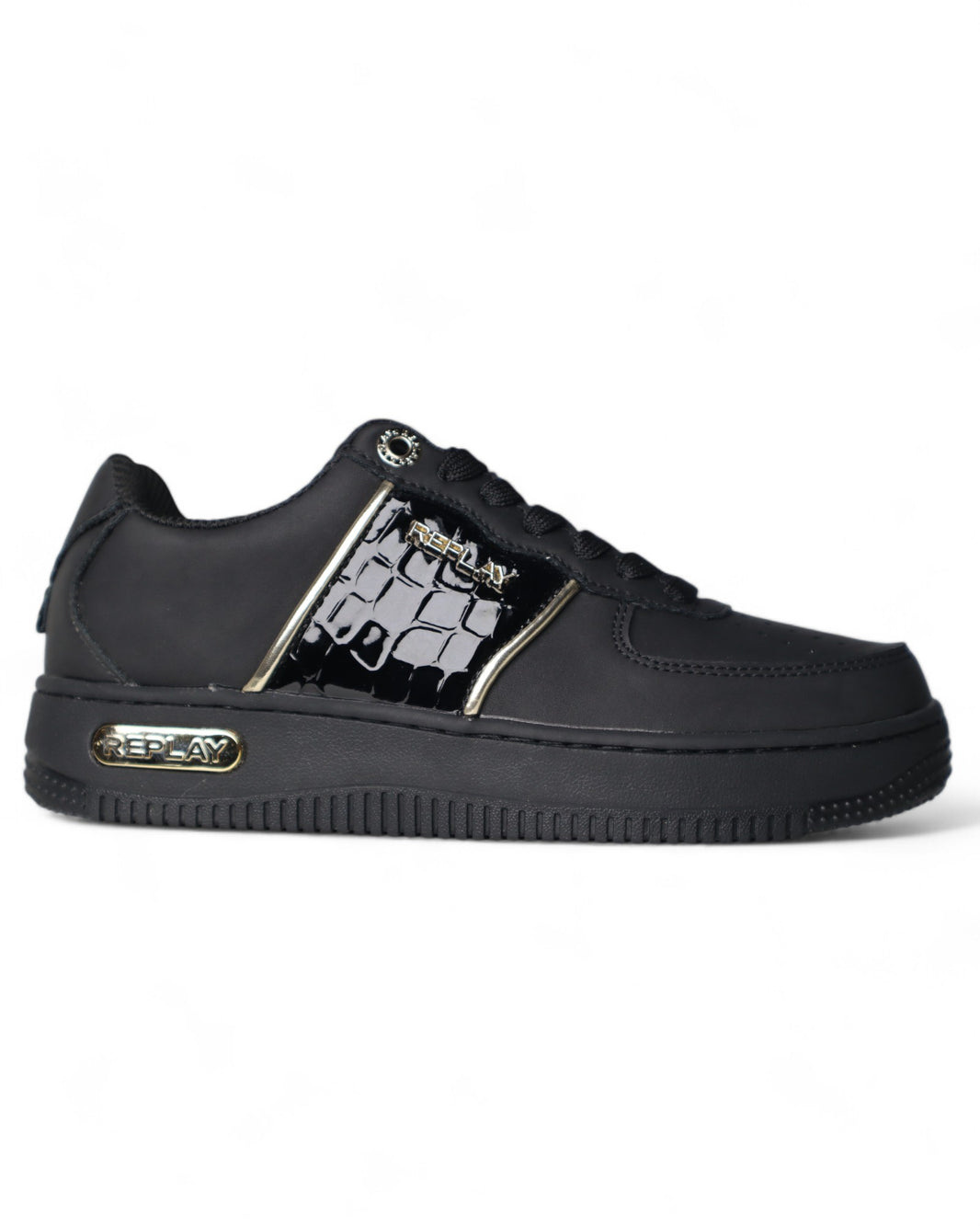 Replay Epic Shiny BLK Sneaker