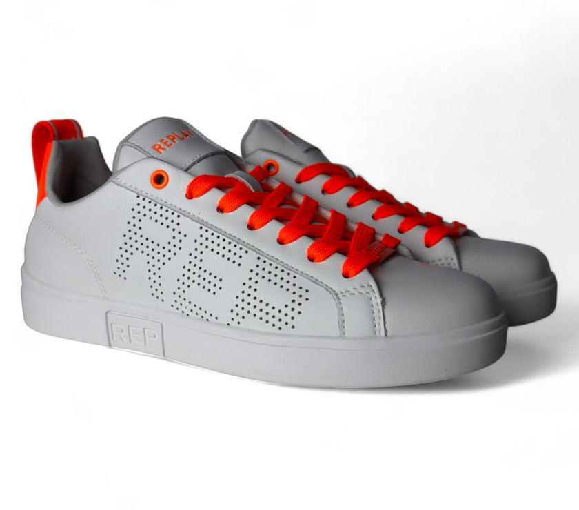 Replay Ladies Polys W Blink WHT/Orange Sneaker