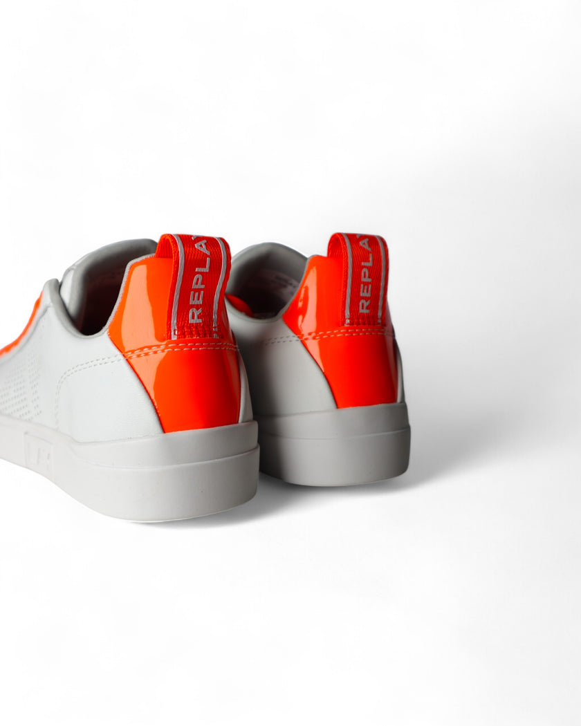 Replay Ladies Polys W Blink WHT/Orange Sneaker