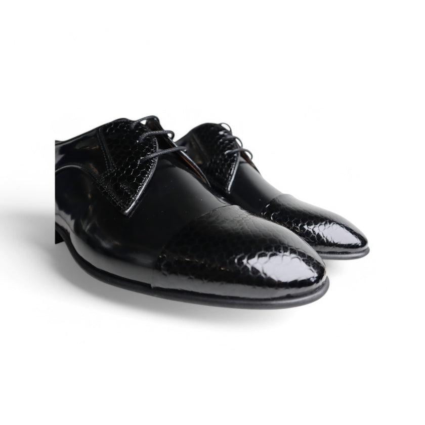 Wenitto Mens Patent Leather Dress Shoe