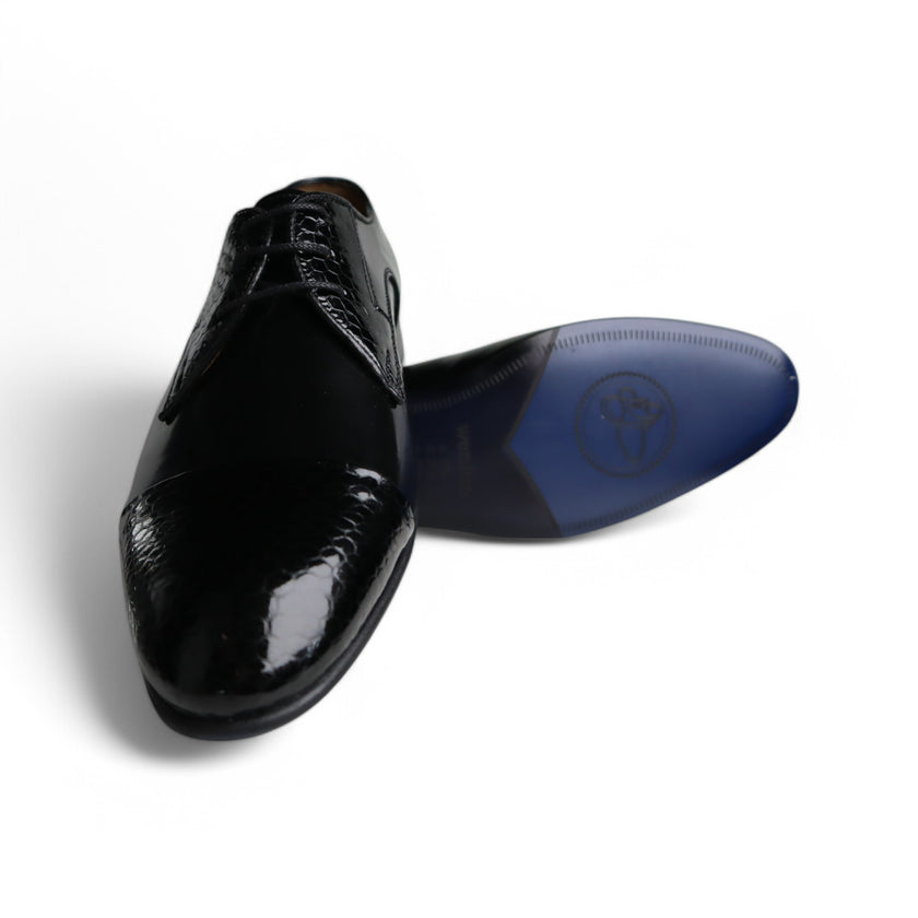 Wenitto Mens Patent Leather Dress Shoe