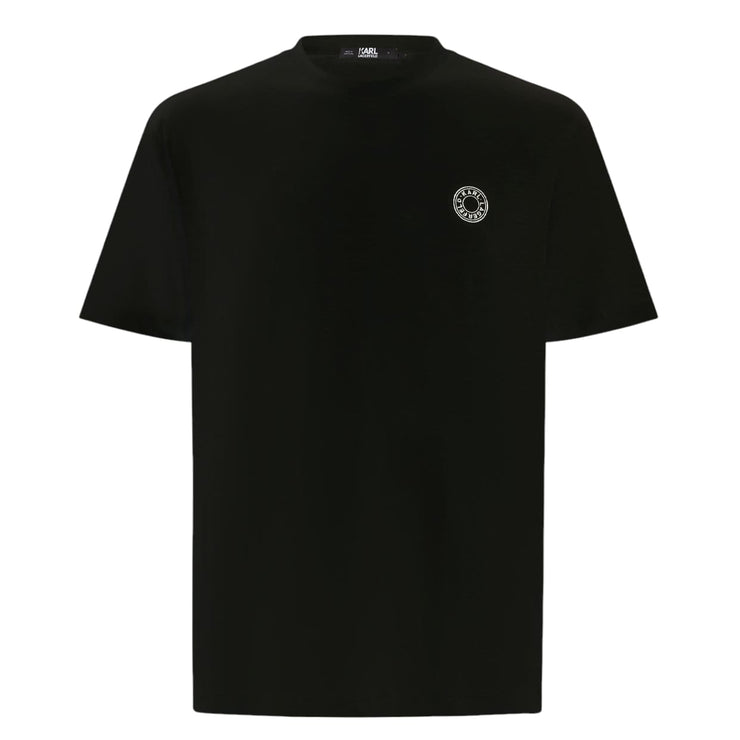 Karl Lagerfeld Small Circle Linen T-shirt