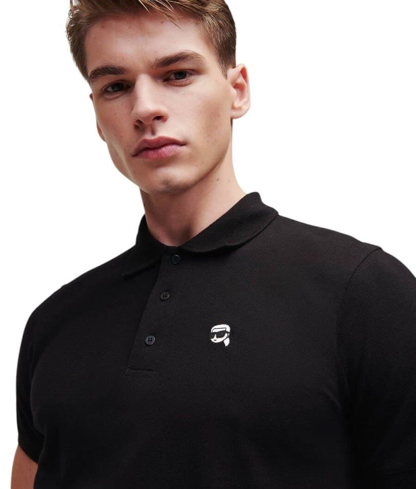 Karl Lagerfeld Ikonik 2.0 Embroidered Polo