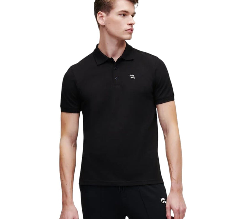 Karl Lagerfeld Ikonik 2.0 Embroidered Polo