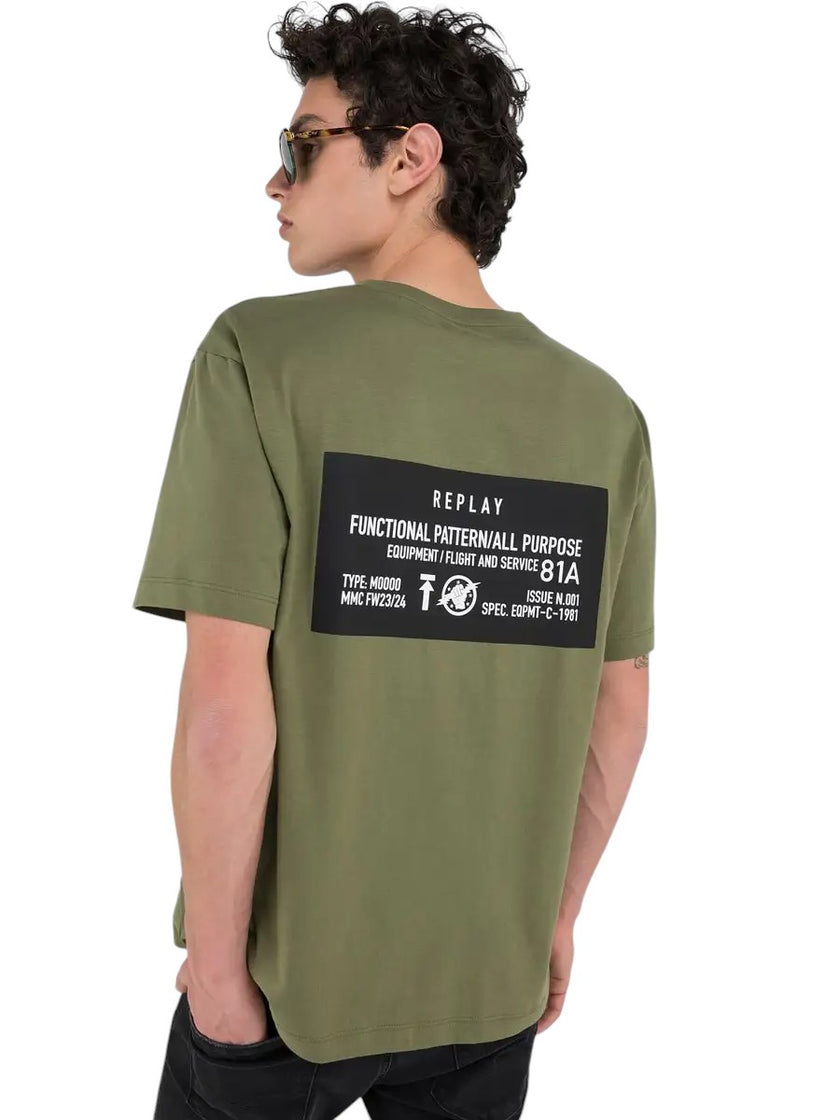 Replay Mens T-shirt (Mil-Green)