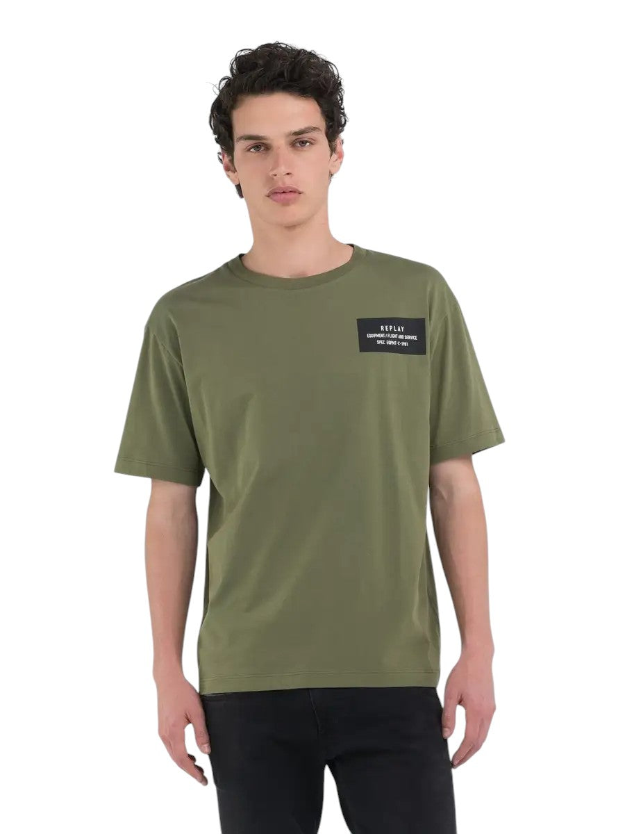 Replay Mens T-shirt (Mil-Green)