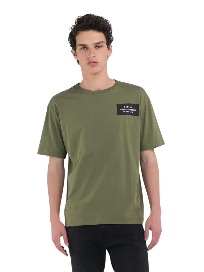 Replay Mens T-shirt (Mil-Green)