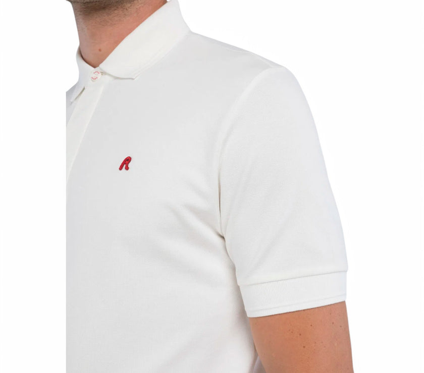 Replay Polo Top-White